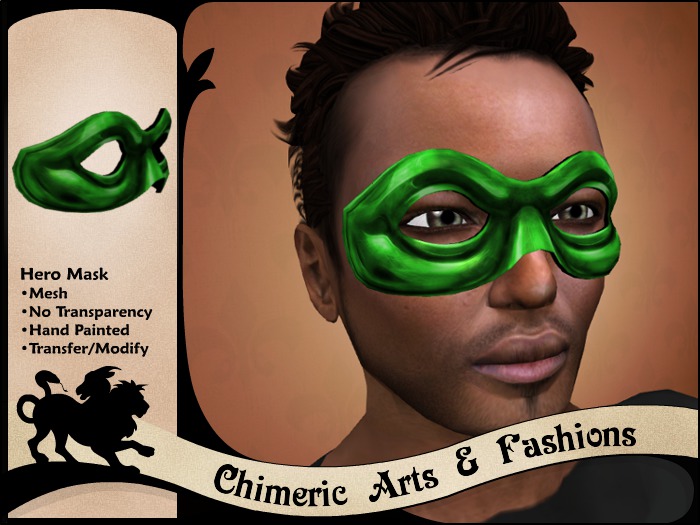 ~Chimeric Fashions~ Hero Mask (Green)