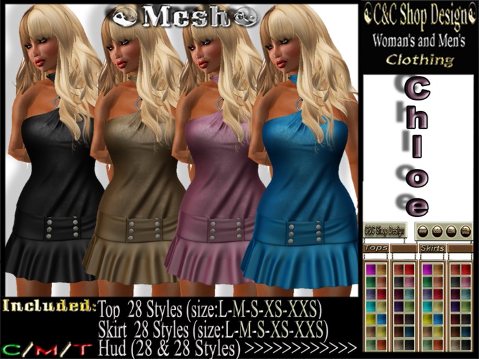 C&C Mesh Chloe (Hud 28 & 28 Styles) DEMO