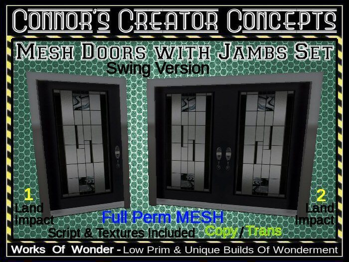 Mesh Door & Jamb Set (Swing Version)