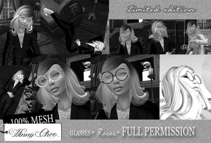 [DEMO] Winny Choo - ROSES Glasses - LIMITED EDITION - FULL PERM