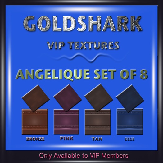 full perm seamless texture ANGELIQUE SET OF 8