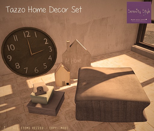 Serenity Style- Tazzo Home Decor Set