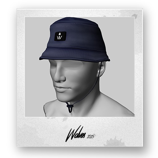 Second Life Marketplace WBN Basic Blue Bucket Hat.