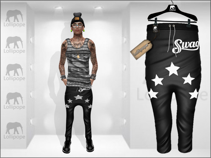 Lollipope - star1 preto