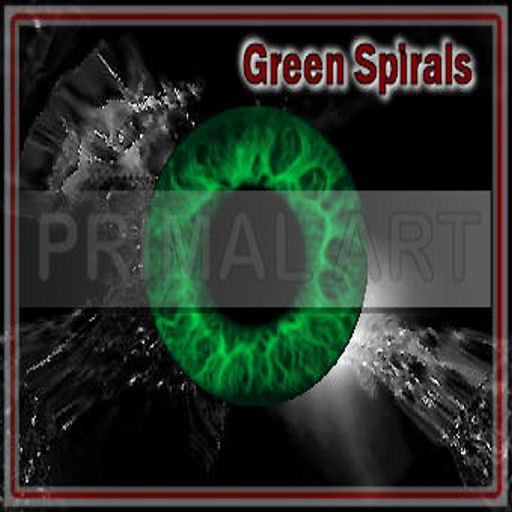 green spirals eyes copyable
