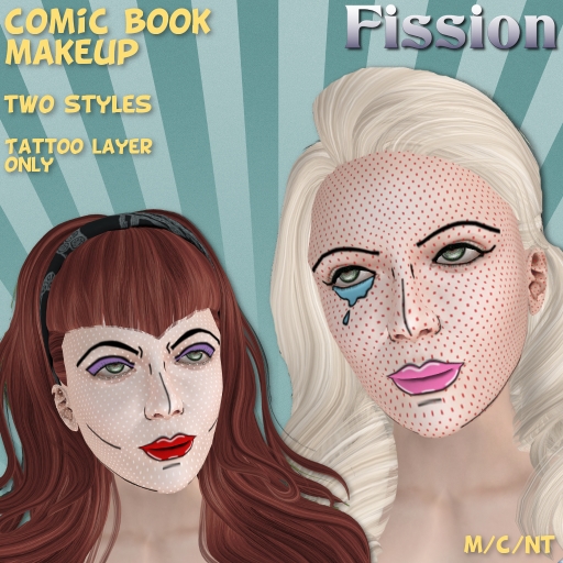 Fission: Comic book makeup-DEMOS