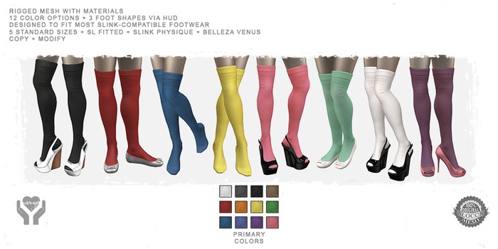 CARGO // Overknee Socks // Primaries (BOXED)
