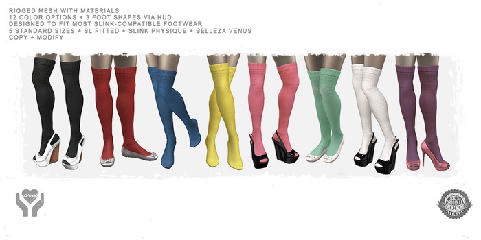 CARGO // Overknee Socks // Primaries (BOXED)
