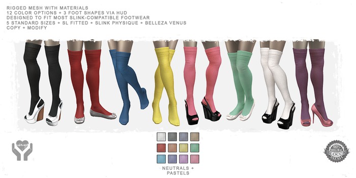 CARGO // Overknee Socks // Primaries (BOXED)