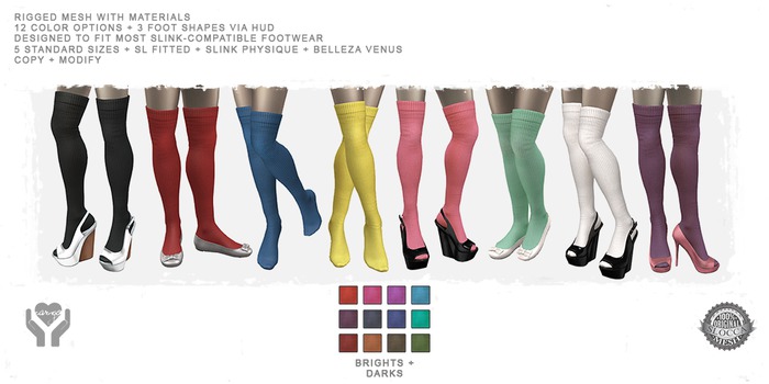 CARGO // Overknee Socks // Primaries (BOXED)
