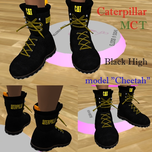 Boxed CaterPillar High Black
