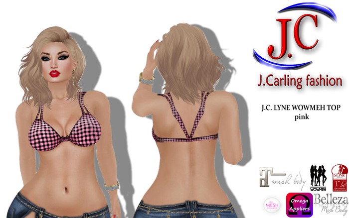 J.C. LYNE WOWMEH TOP pink