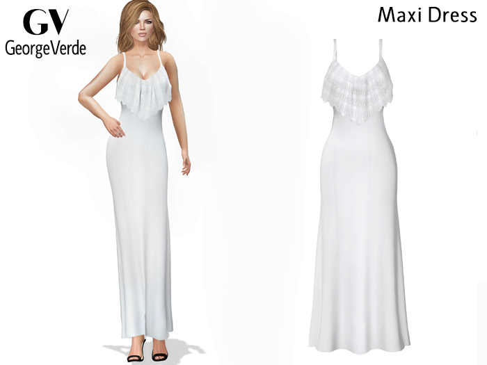 Full Perm Rigged Mesh Maxi Dress