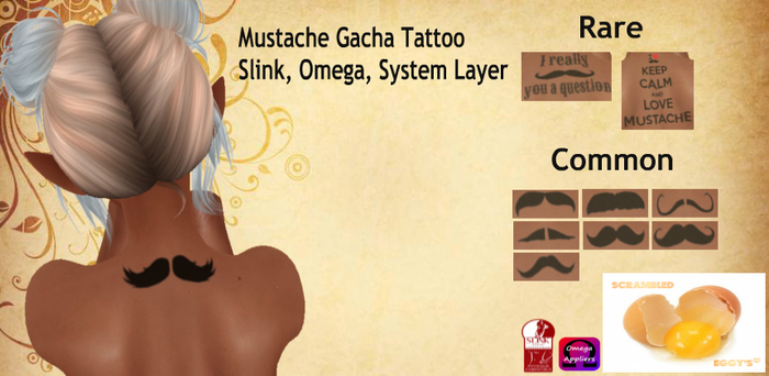 Love Mustache ~Rare~ (Slink, Omega, System)
