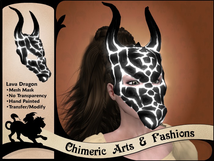 ~Chimeric Fashions~ Lava Dragon (White)