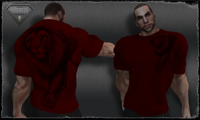 T-Shirt - Lion - Red