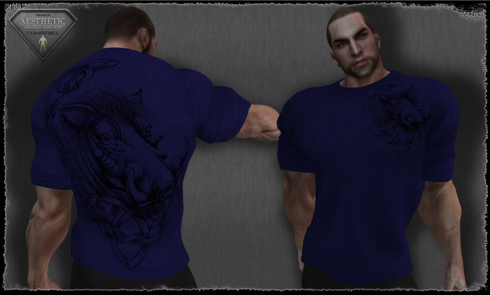 T-Shirt - Hog - Blue