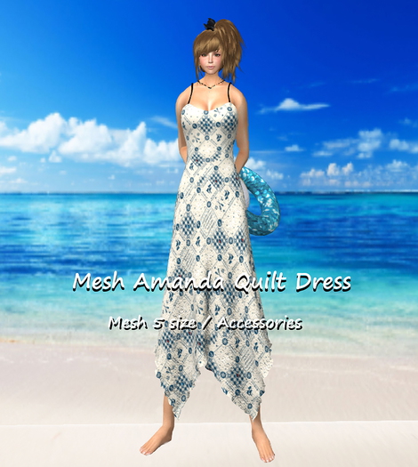 Y64-2 Mesh Amanda Quilt Dress Box