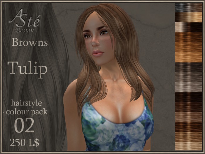 ***Aste*** HAIR 02.01 ZINNIA BLACKS