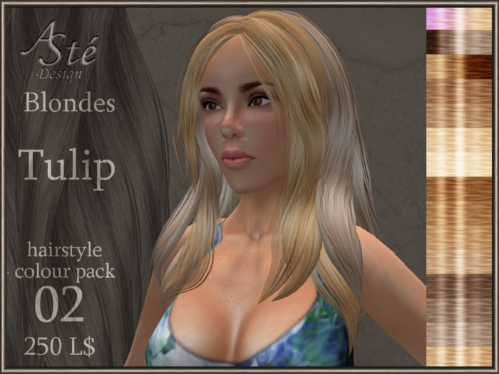 ***Aste*** HAIR 02.01 ZINNIA BLACKS