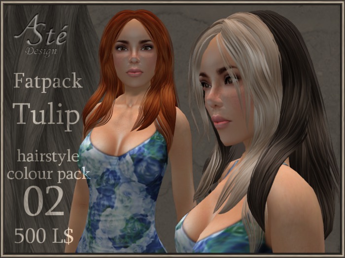 ***Aste*** HAIR 02.01 ZINNIA BLACKS