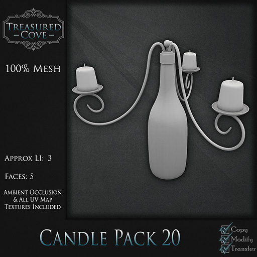 -TC- Candle Pack 20 Mesh