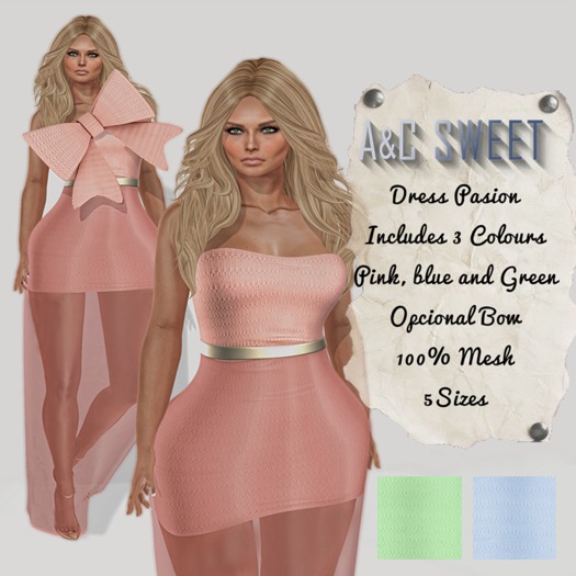 {A&C} Sweet Dress Pasion 3 COLOURS