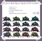 Full Perm MESH Kawaii Spider kit for builders