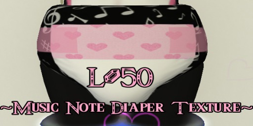 .:IF:. Tushiez TexturePack (Music note diaper) 