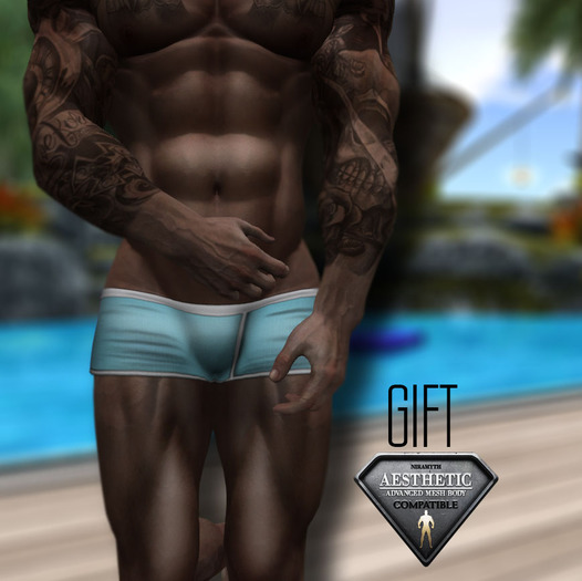 (NIRAMYTH) - AESTHETIC Gift Pants Blue