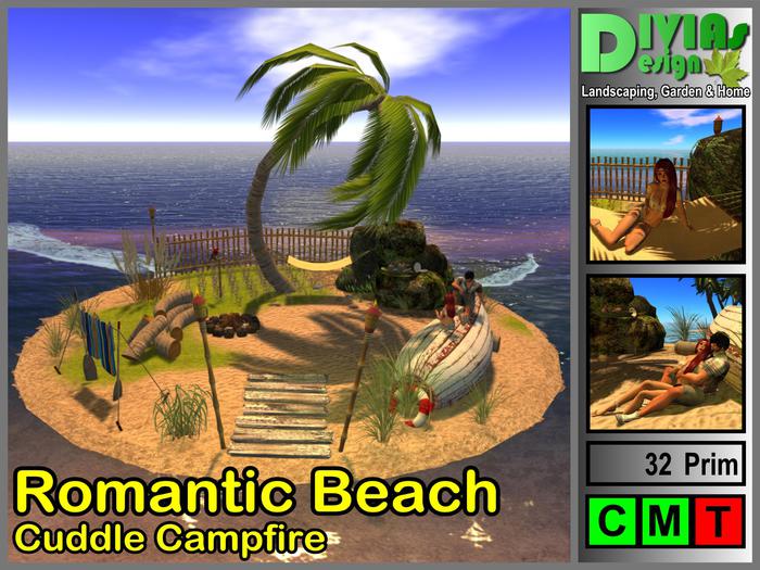 Romantic Beach - Cuddle Campfire 