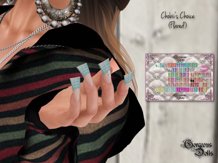~GD~Chobii's Choice(Flared) - For Slink ELEGANT 1 Mesh Hands