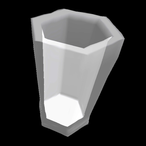 Hexagonal Sculpty Mojito Glass "Bohemia" - Full Perm