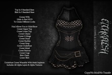 [Etchaflesh] Alice Vishnu Underbust Corset And Skirt Set