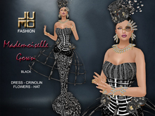 .:JUMO:. Mademoiselle Gown Black