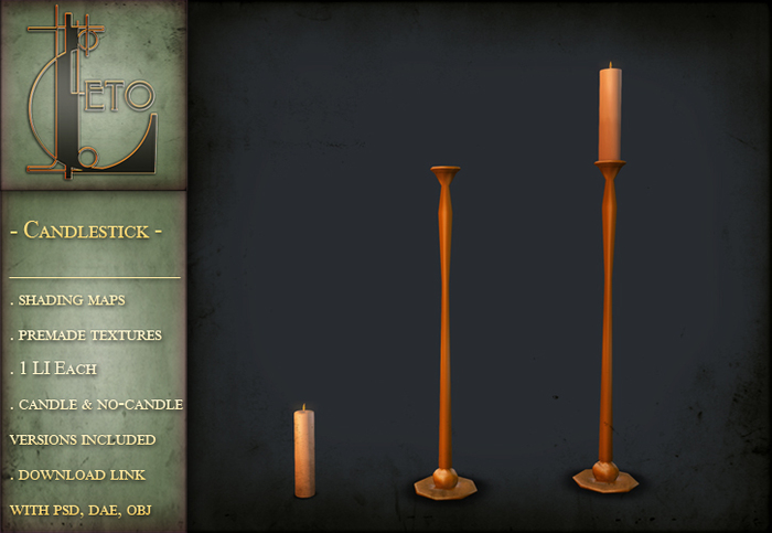 Leto . Candlestick Set
