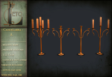 Leto . Candelabra Set A