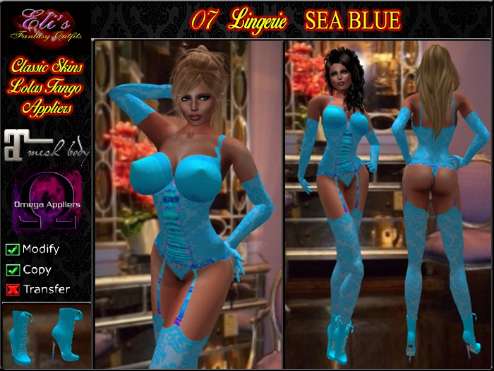 07 Lingerie Sea Blue