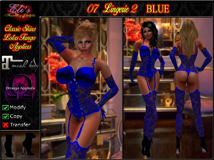 07 Lingerie 2 Blue