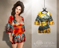 Avis Savage Dress Yellow