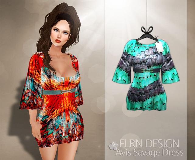 [FLRN] Avis Savage Dress Turquoise