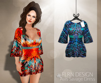 [FLRN] Avis Savage Dress DarkBlue