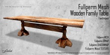 FLECHA Wooden family table fullperm