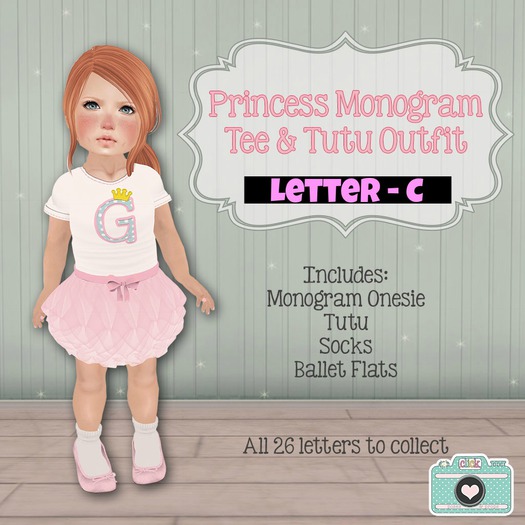 .click. Princess Monogram Outfit - C 1