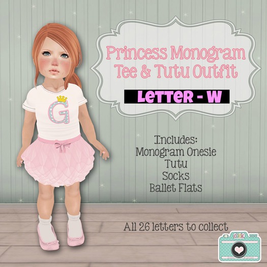 .click. Princess Monogram Outfit - W 