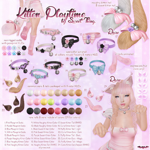 Sweet Thing. Sweet Blue Kitten Collar