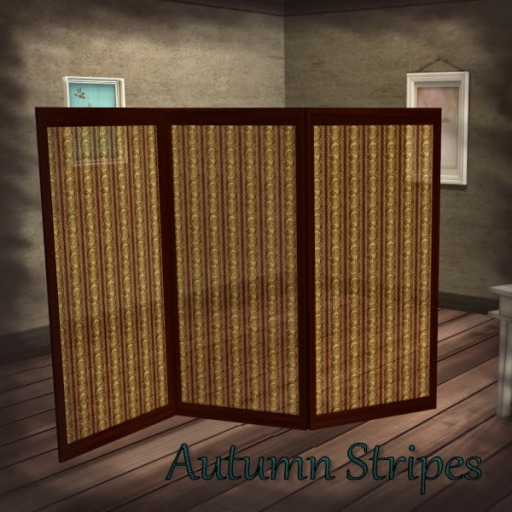 Room Divider - Autumn Stripes