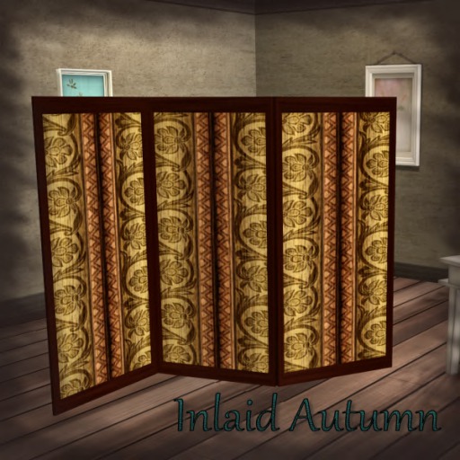 Room Divider - Inlaid Autumn