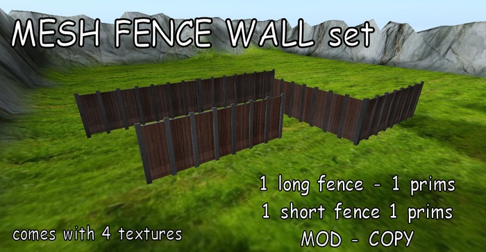 Mesh Fence wall set M