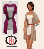 :: FineRain creations.::Cardigan Set Pink